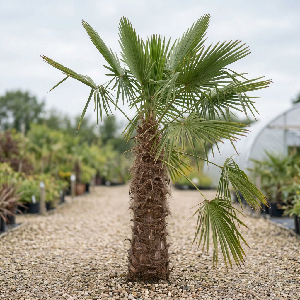 Chusan Palm with a less uniform crown