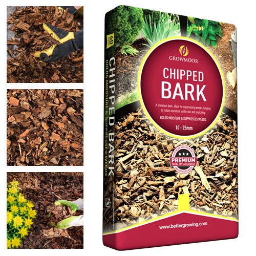 Premium Growmoor chipped bark  