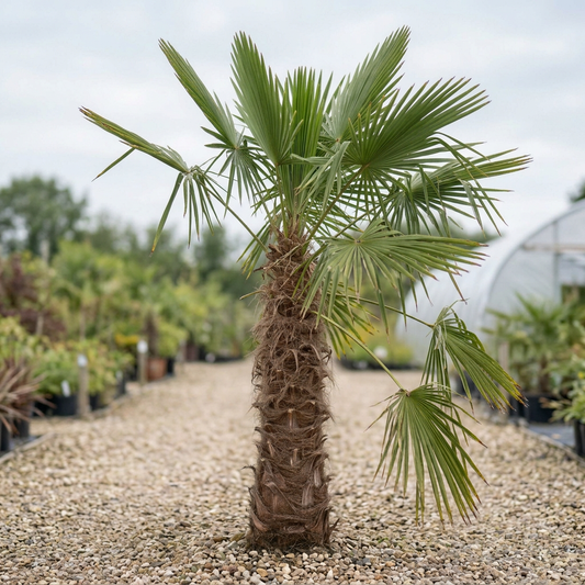 Chusan Palm with a less uniform crown