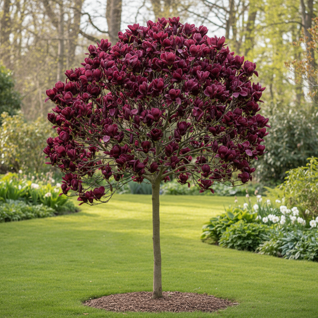 Magnolia 'Black Tulip' Half Standard Tree