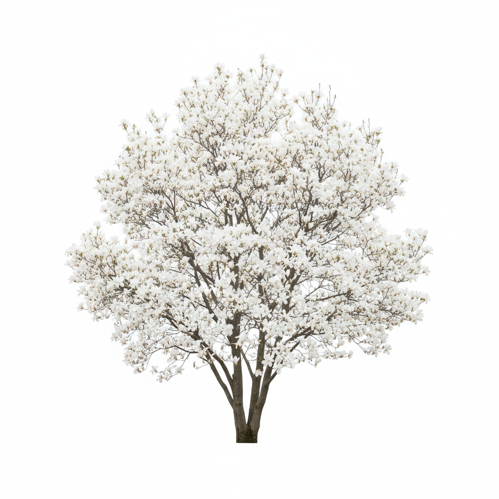 Magnolia denudata 'White Triumph'