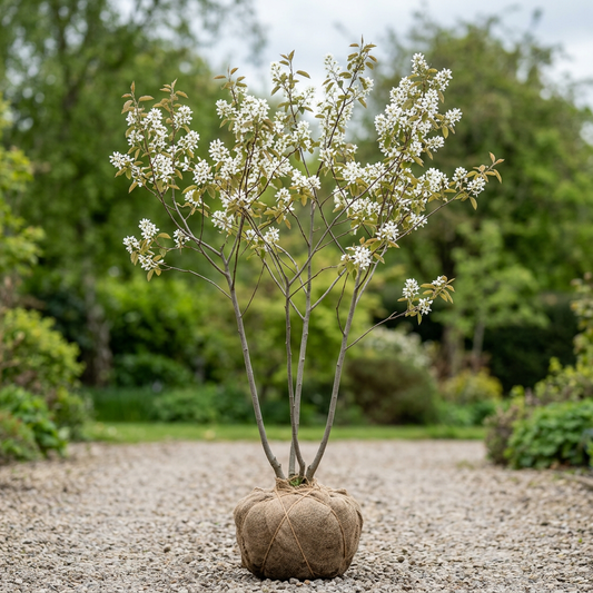 Multi-stem Snowy Mespilus (Amelanchier lamarckii)
